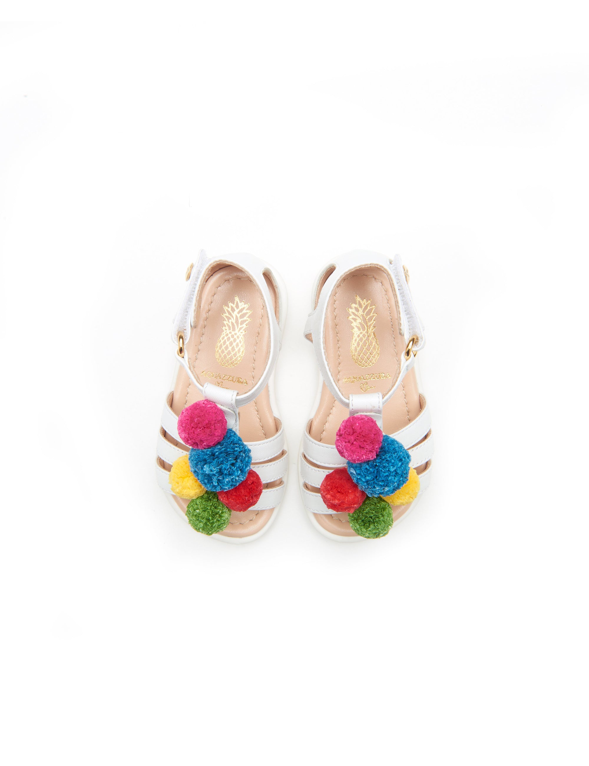 POM POM BABY - Blanc & multicolor