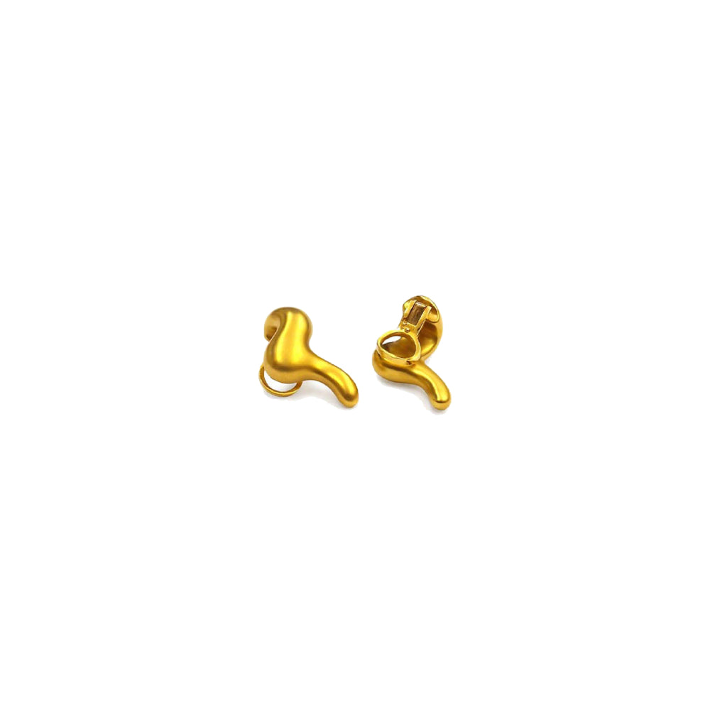 Boucles d'oreilles Virgola en Or Rose 18K