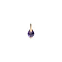 Mono boucle d'oreille M'Ama Non M'Ama en Or Rose 18K & Iolite