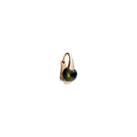 Mono boucle d'oreille M'Ama Non M'Ama en Or Rose 18K & Tourmaline Verte