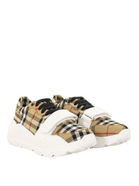Sneakers en coton Vintage check - Antique Yellow