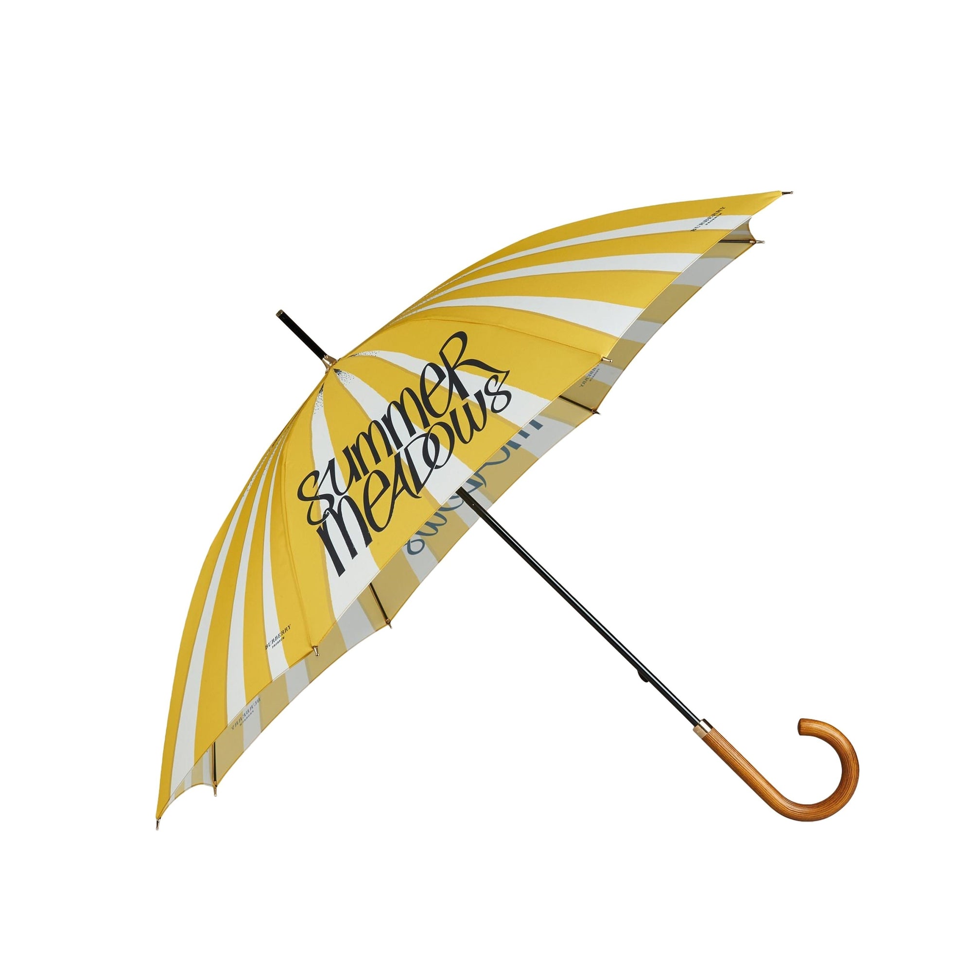 Parapluie canne à imprimé couverture de livre - Daffodil Yellow
