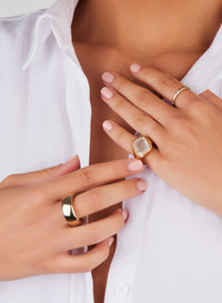 Bague Lucciole en Or Blanc 18K & Diamant Blanc