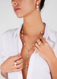 Collier Capri Ceramica en Or Rose 18K & Céramique