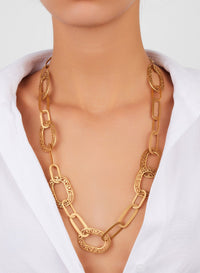 Collier Arabesque en Or Rose 18K