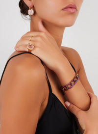 Bague Lucciole en Or Jaune 18K & Diamant Blanc