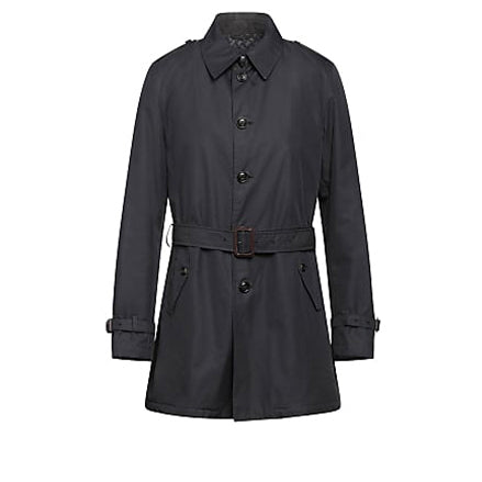 Trench-coat en gabardine de coton - Black