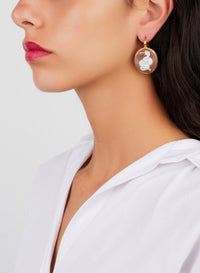 Boucles d'oreilles Eva en Or Rose 18K