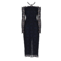 Robe dentelle - Bleu
