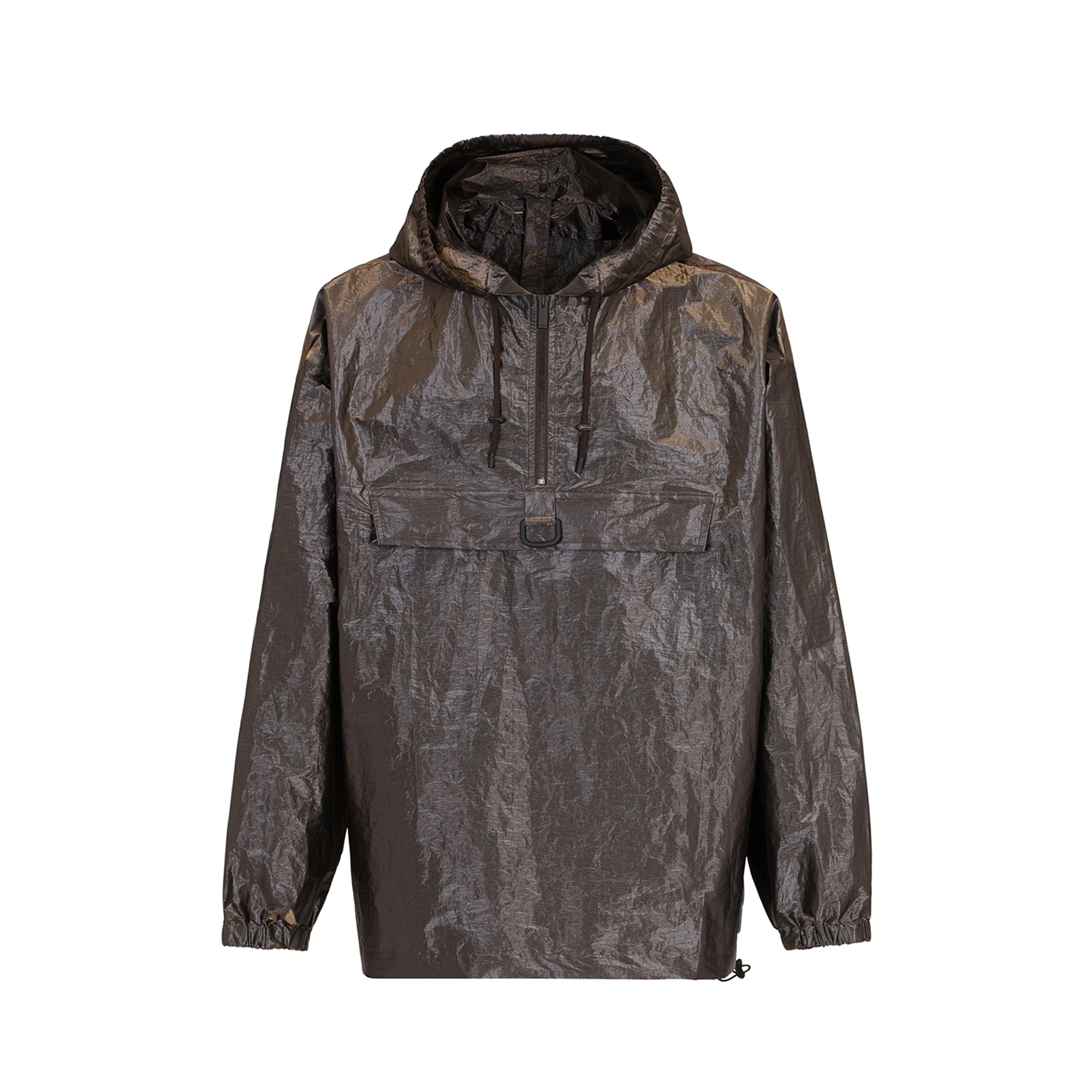 Veste coupe-vent métallisée - Marron