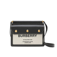 Mini sac Title Horseferry avec poche en cuir - Natural & Black