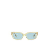 Lunettes de soleil rectangulaires en bioacétate - Pale Yellow