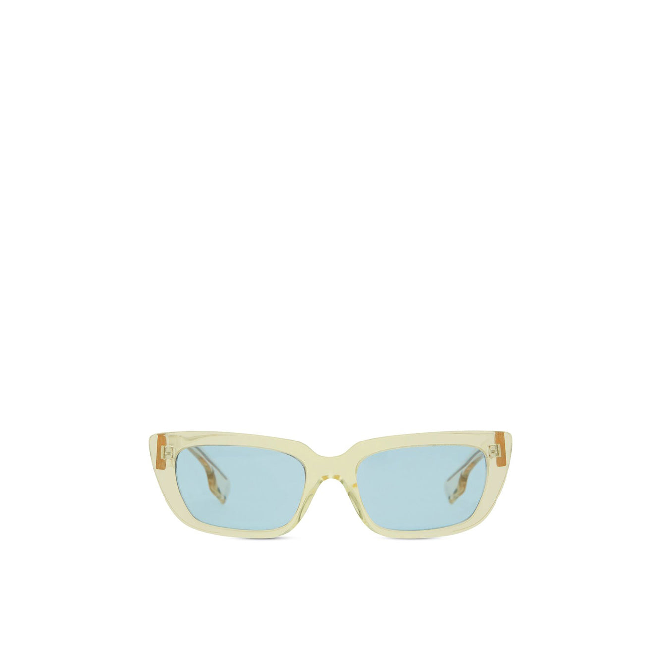 Lunettes de soleil rectangulaires en bioacétate - Pale Yellow