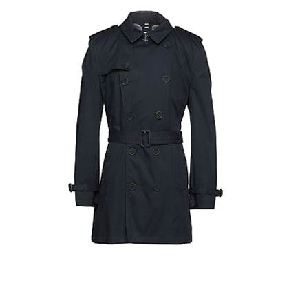 Trench-coat en gabardine de coton - Navy